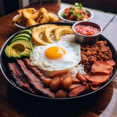  Bandeja Paisa: A Symphony of Savory Flavors and Hearty Comfort Food!